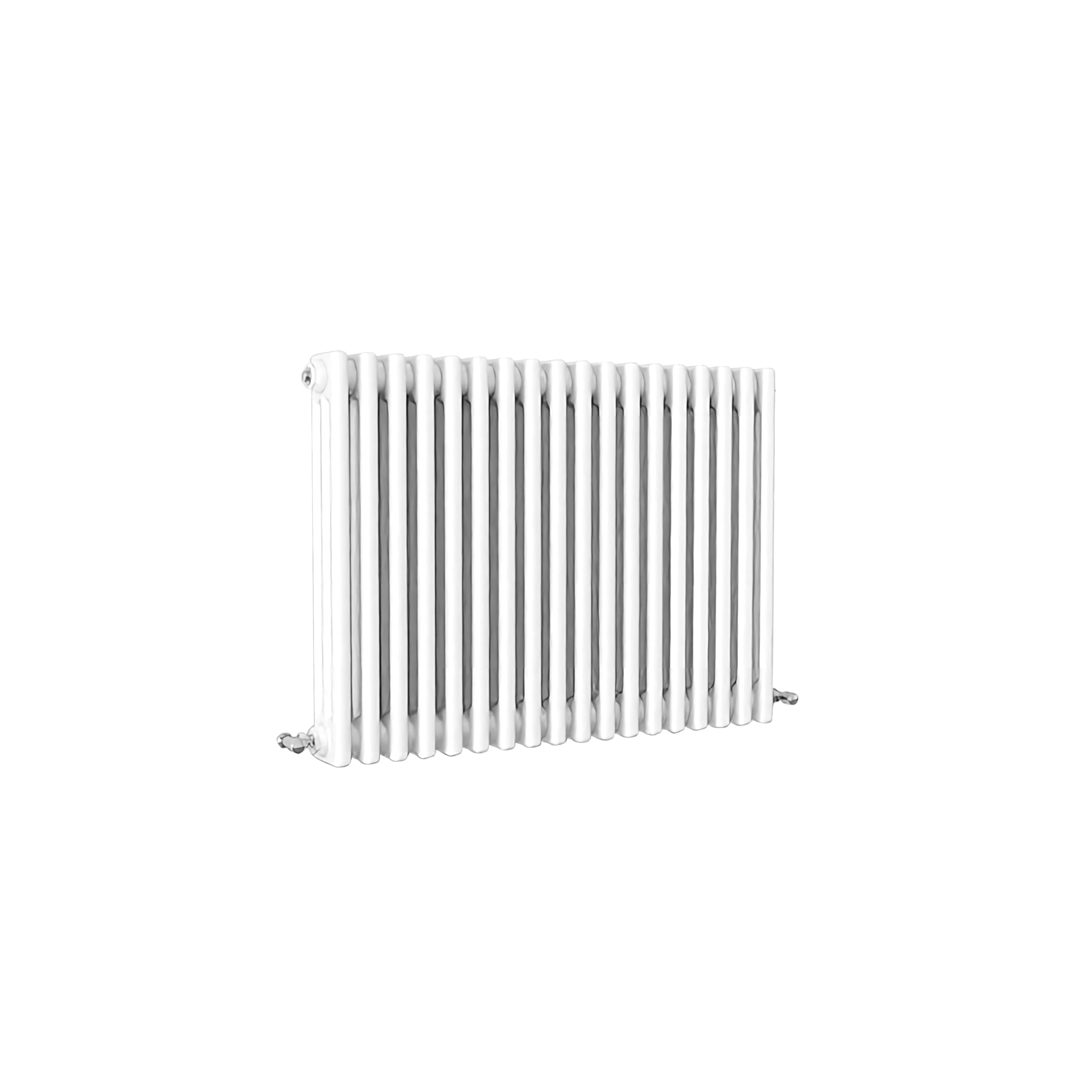 Sline Sanitary White Traditional 3 Column Cast Iron Style Radiator Horizontal 600X830mm