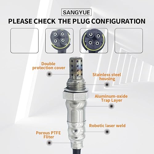 Miniatura 3 de Sensor de oxígeno para BMW 128I 325i 328i xDrive 328Xi 330i 335i xDrive 335iS 528i xDrive X3 X5 Z4 3.0L Downstream 2pcs
