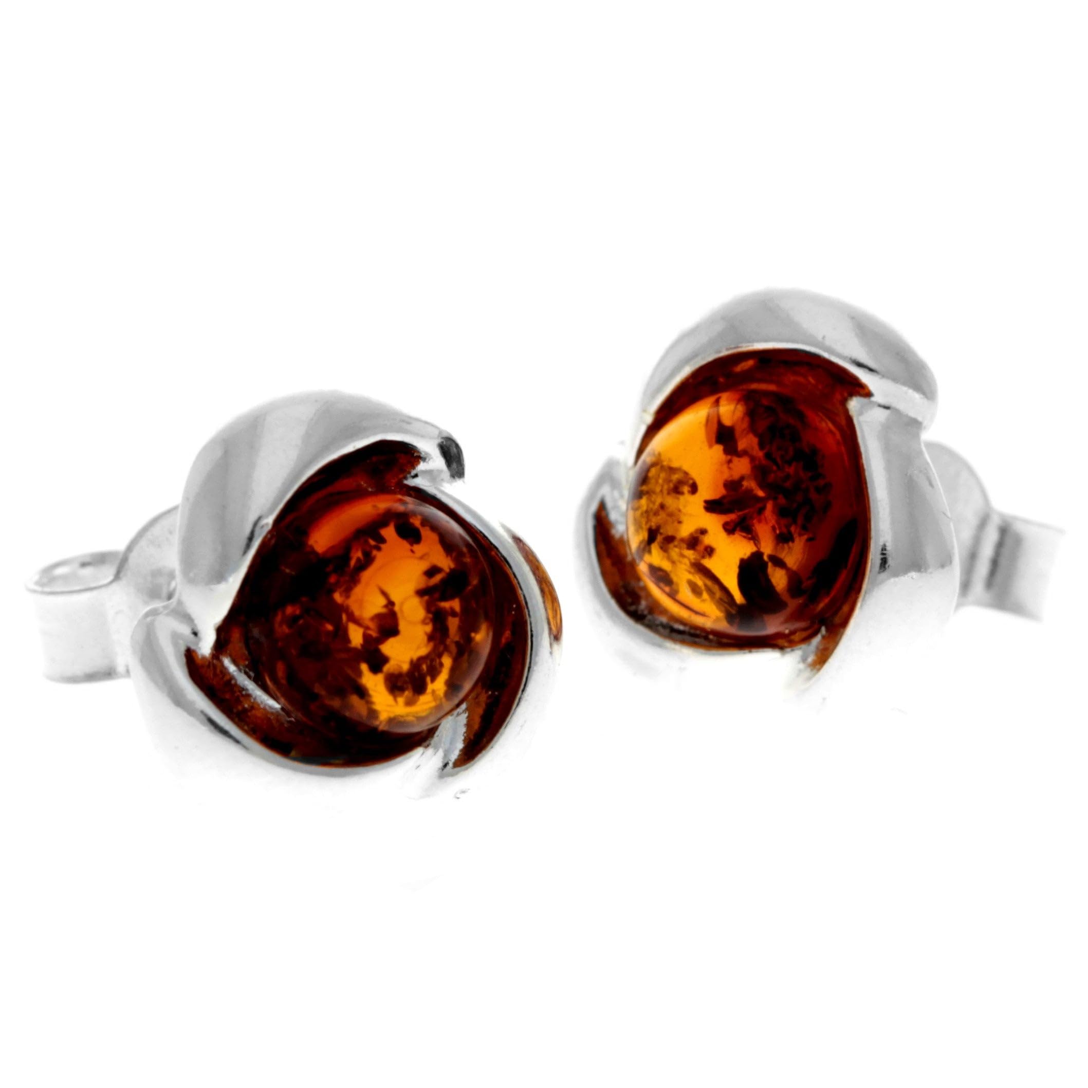 SilverAmber - Orecchini da donna in argento 925 e ambra - 5971, Ambra, Ambra