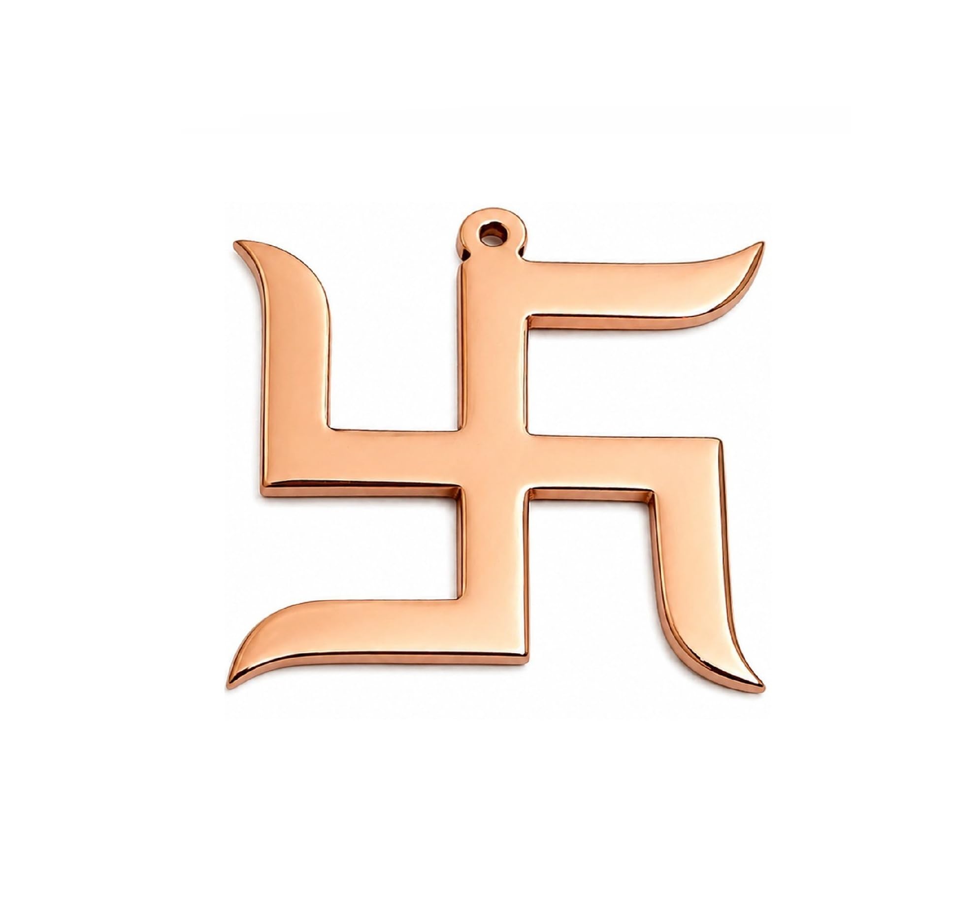 Achleshwar Pure Copper Swastik for Door Entrance | Auspicious Swastik Symbol (卐) for Good Luck, Vastu & Positive Energy | Ideal for Home, Office & Mandir Decor (3 inch)-image-6
