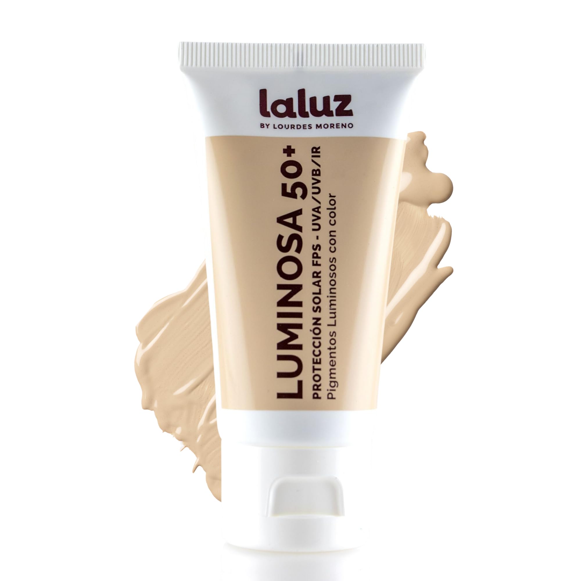 Lourdes Moreno - Protector Solar Facial 50 Con Color | 50 ml | Crema Solar Facial 50 con color para Todo Tipo de Pieles | Protector Solar Con Color Antimanchas y Antiedad | Hidratante Con Color