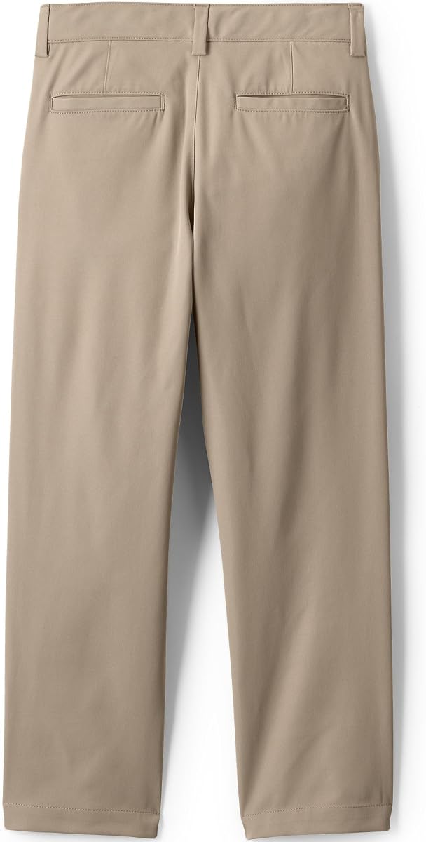 Boys Flat Front Iron Knee Chino Pants view 3