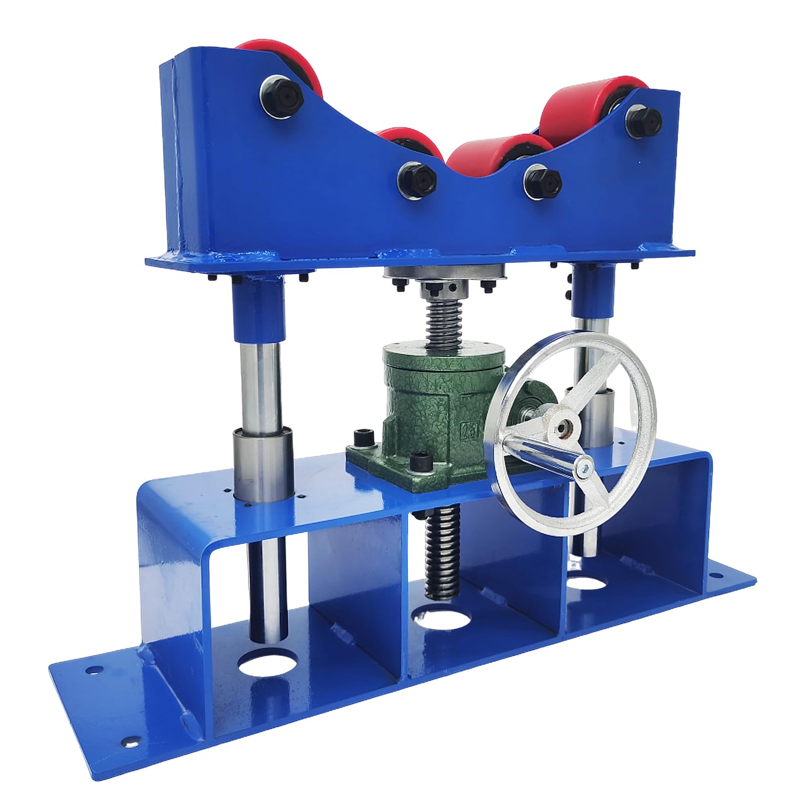 TECHTONGDA Rotary Welding Positioner Bearing Frame, Manual Adjustable Rolling Support Frame for Welding, Pipe Fitting Welding Support Bracket, Load Bearing 1100lb, Used with Welder Positioning Machine