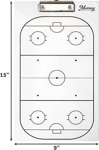 Vista 25 de Murray Sporting Goods Portapapeles de borrado en seco Pizarra blanca de borrado en seco de doble cara