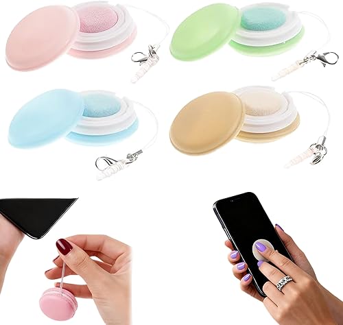 Macaron - Limpiador de pantalla de teléfono, 2026, nuevo limpiador de pantalla portátil para teléfono móvil, limpiador multifuncional para lentes de