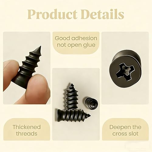 Miniatura 3 de Kit de clavos de goma para reparación de neumáticos con 2 tamaños, 2026 para reparación de neumáticos al vacío, tornillos de reparación de