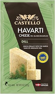Castello Creamy Havarti Cheese with Dill, 8 oz