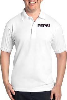 CafePress Pepsi Varsity Logo Polo Shirt Men's Golf Polo Shirt Pique Knit
