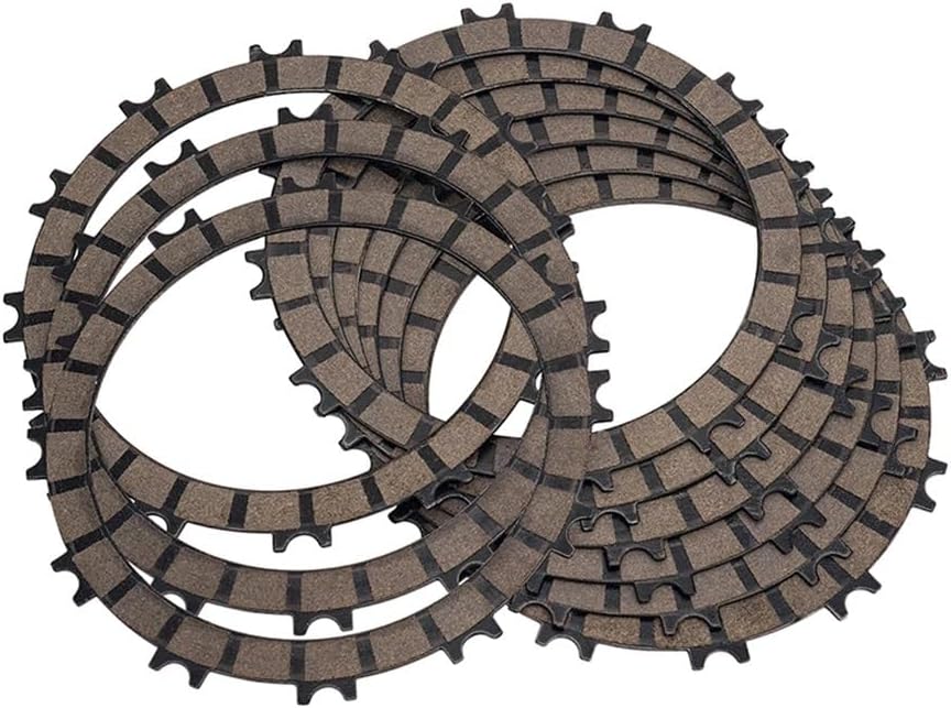 Motorcycle Paper Based & Steel Clutch Friction Plates Disc For 610 C 2004 59032010100 59032011100 79532011000(1 Kit)