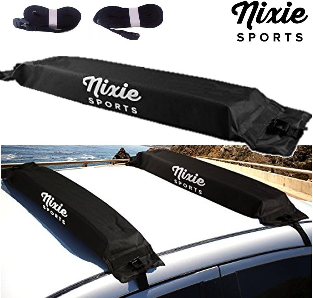 Universal Soft Roof Rack 34" Wide for Kayaks, Canoes, Surf Boards & Stand Up Paddle Board