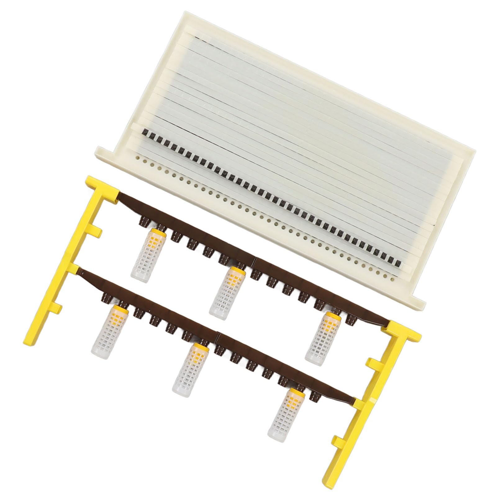 Kit de Cría de Abeja Reina Copa de Celda de Apicultura Juego de Marco de Cría de Abeja Reina para Apicultores - de Cría de Abejas Eficiente y Protector para Principios de