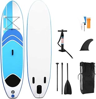 GATASE Inflatable Stand Up Paddle Board,SUP Wide Paddle Boards,Surf Control, Non-Slip Deck,Fit for Cruising, Yoga,Fishing All Skill Level