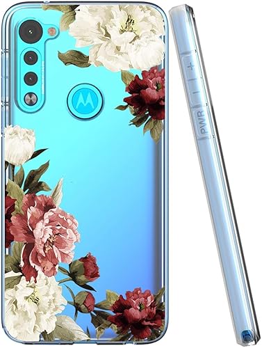 Miniatura 9 de Funda para Moto G Stylus 2020, funda transparente para Motorolaa G Stylus para niñas y mujeres, funda protectora de TPU suave a prueba de golpes
