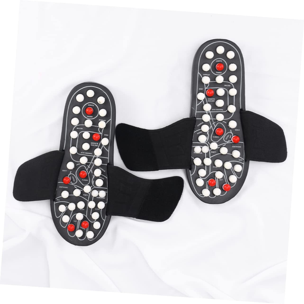 Sandalen Für Fußmassage Mit Akupunktur Hausschuhe Zur Entspannung Für Männer Und Frauen Therapeutische Massage Für Plantarfasziitis Fußschmerzen Lindern Mit Tai Chi Gossip