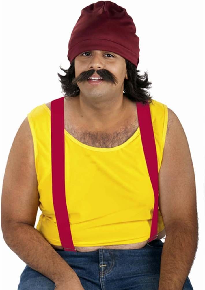 Forum Novelties Men's Cheech Kit with Cap Wig and Moustache