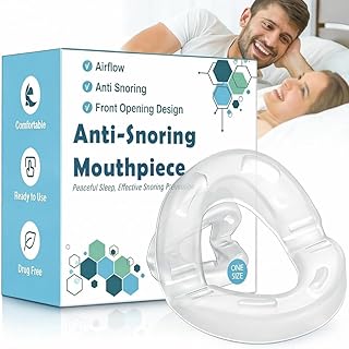Schnarchstopper Anti Schnarch - Komfortable Anti Schnarch Schiene, 180° offenem Frontdesign - sofort einsatzbereit - Schnarchschiene für Männer & Frauen,Schnarchen reduzieren