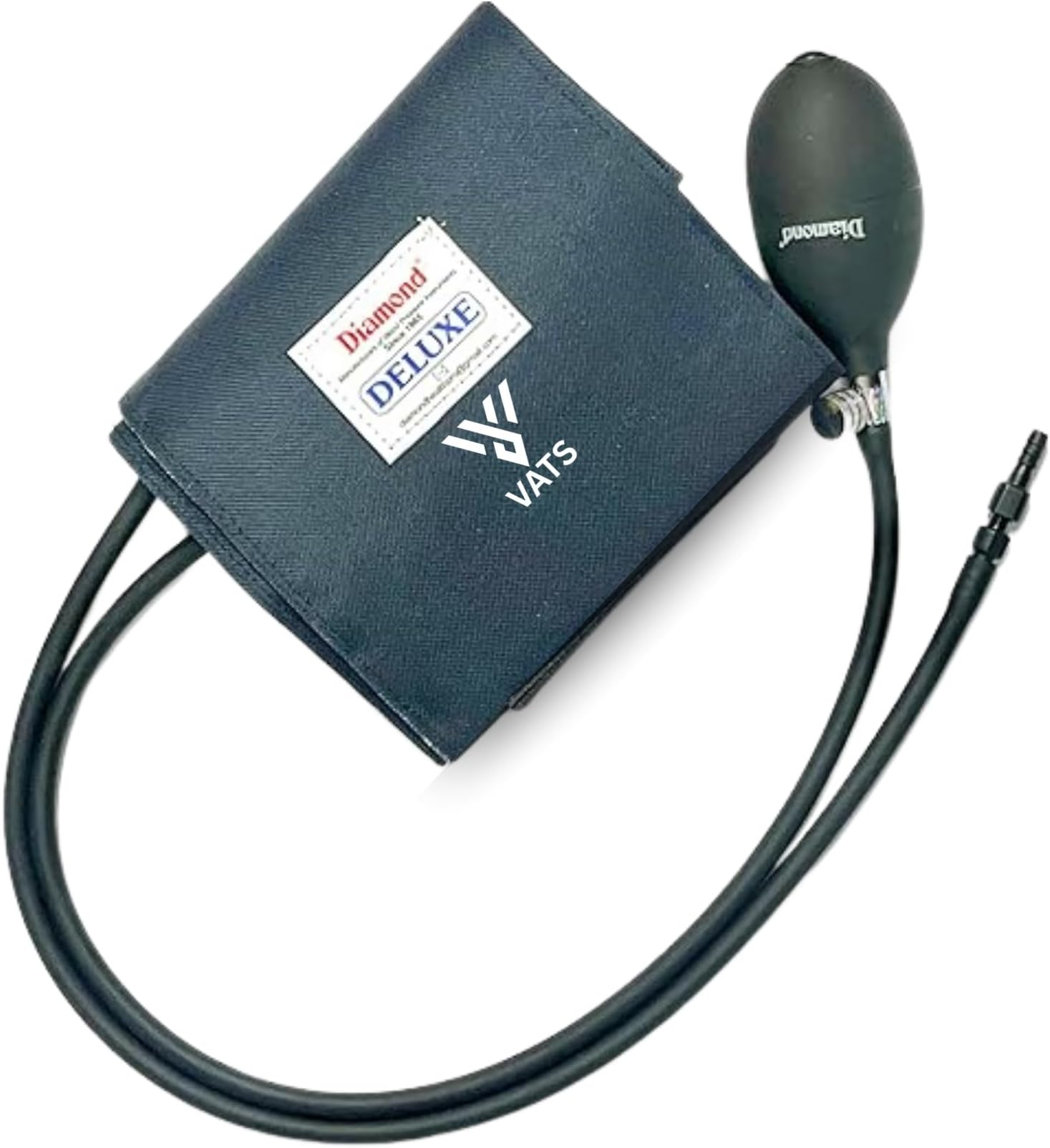 Original Diamond Deluxe BP Cuff with Bladder, Bulb, & Valve - BP Monitor Cuff for Diamond & Other Brands - BP Cuff For Aneroid/Mercurial Sphygmomanometer