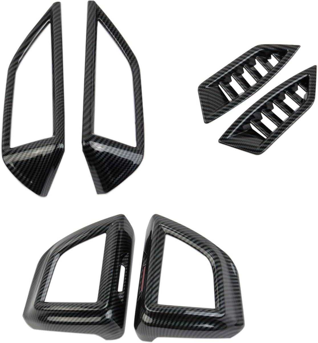 Carbon Fiber Style Center Console Air Vent Cover Trim Kit Accessories for 2018-2023 Subaru Crosstrek,2019-2024 Forester,2017-2023 Impreza