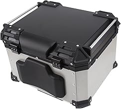 BOROCO Motorrad Topcase Rückenlehnen, Universal Motorrad Rückenpolster Backrest, Gepäck Fall Rücken Kissen mit Selbst klebend für Motorrad(2#)