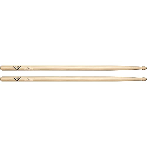 Vater 1A Wood Tip Hickory Drum Sticks, Pair