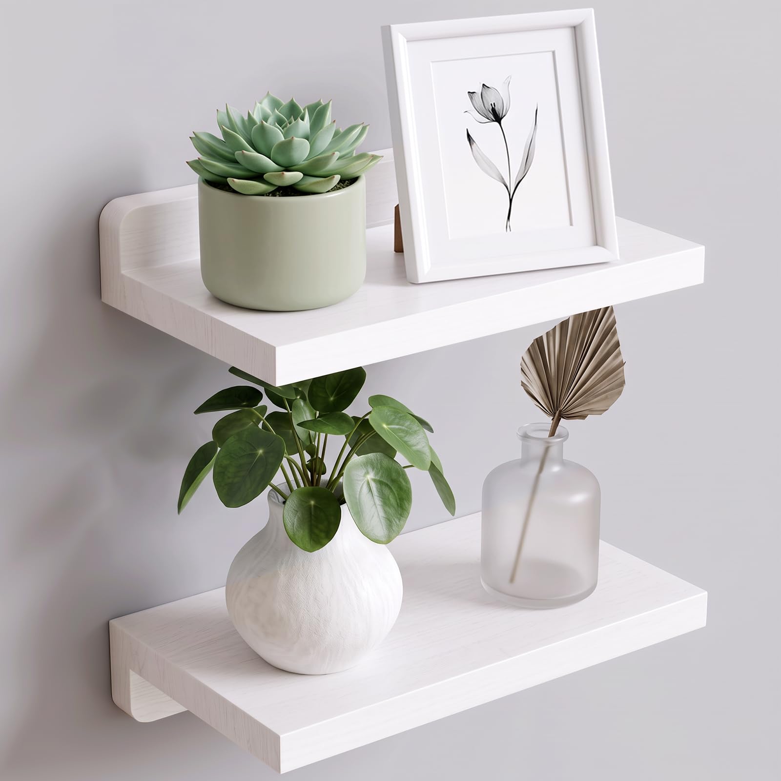 Fixwal Floating Shelves - Set of 4 -13