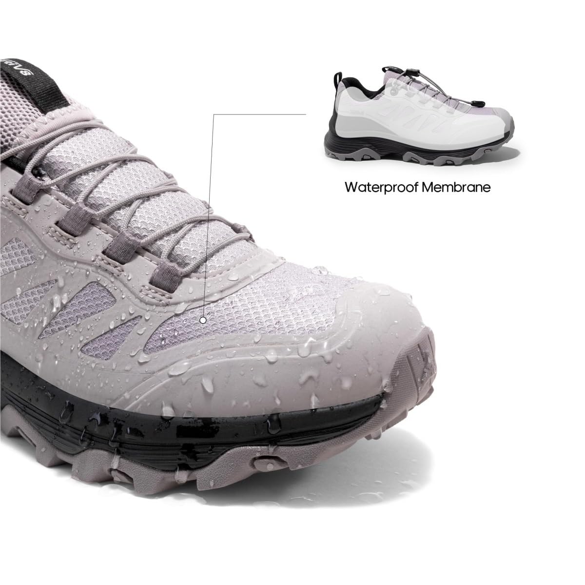 Sprzęt Outdoorowy Damskie buty do wędrówek na świeżym powietrzu, spacerów, trekkingu, biwakowania, tenisa Różnych Zastosowań(Grey,39)