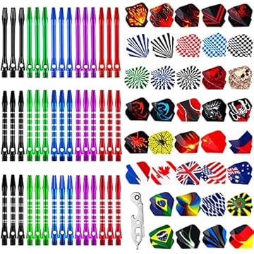 darts flights and stems