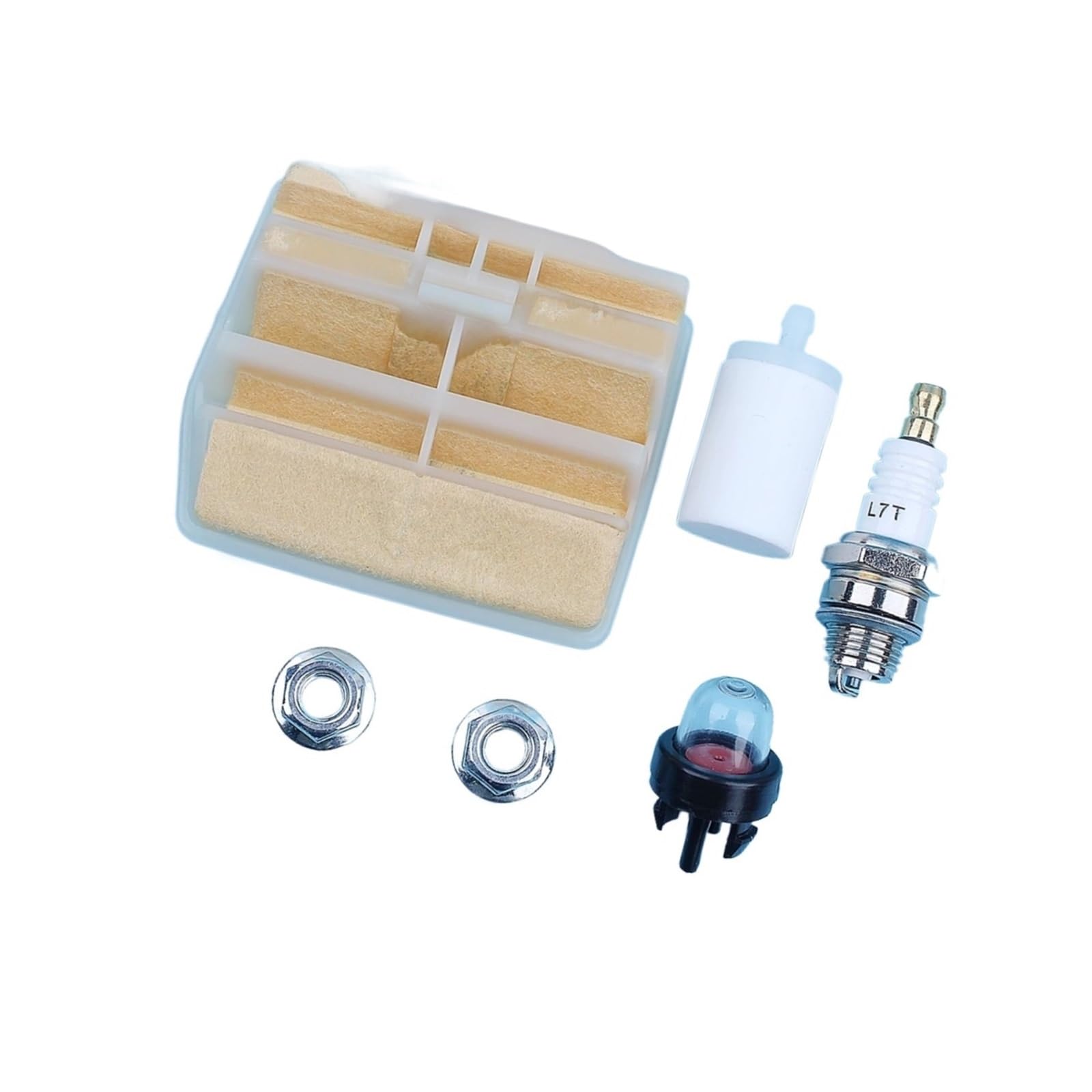 Filtre à air et carburant avec bougie d'allumage pour tronçonneuse 445 450