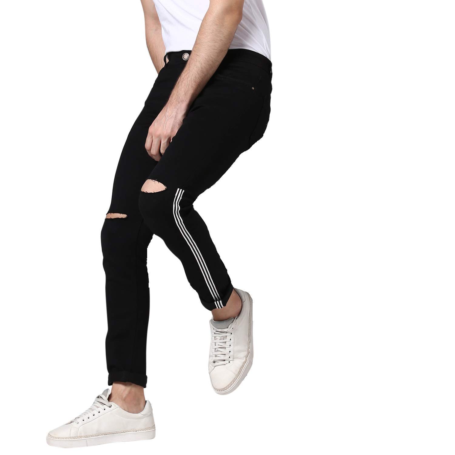 BUkkL Men's Slim Fit Jeans