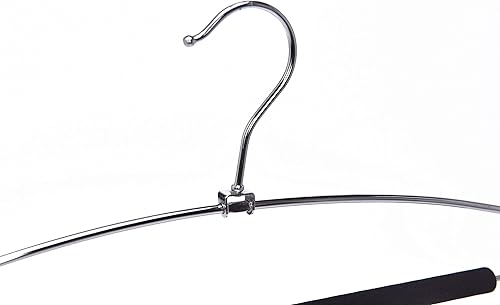 Miniatura 5 de Perchas de metal de 3 barras múltiples de calidad, realmente resistentes, ahorran espacio, estables con acolchado de espuma antideslizante, gancho