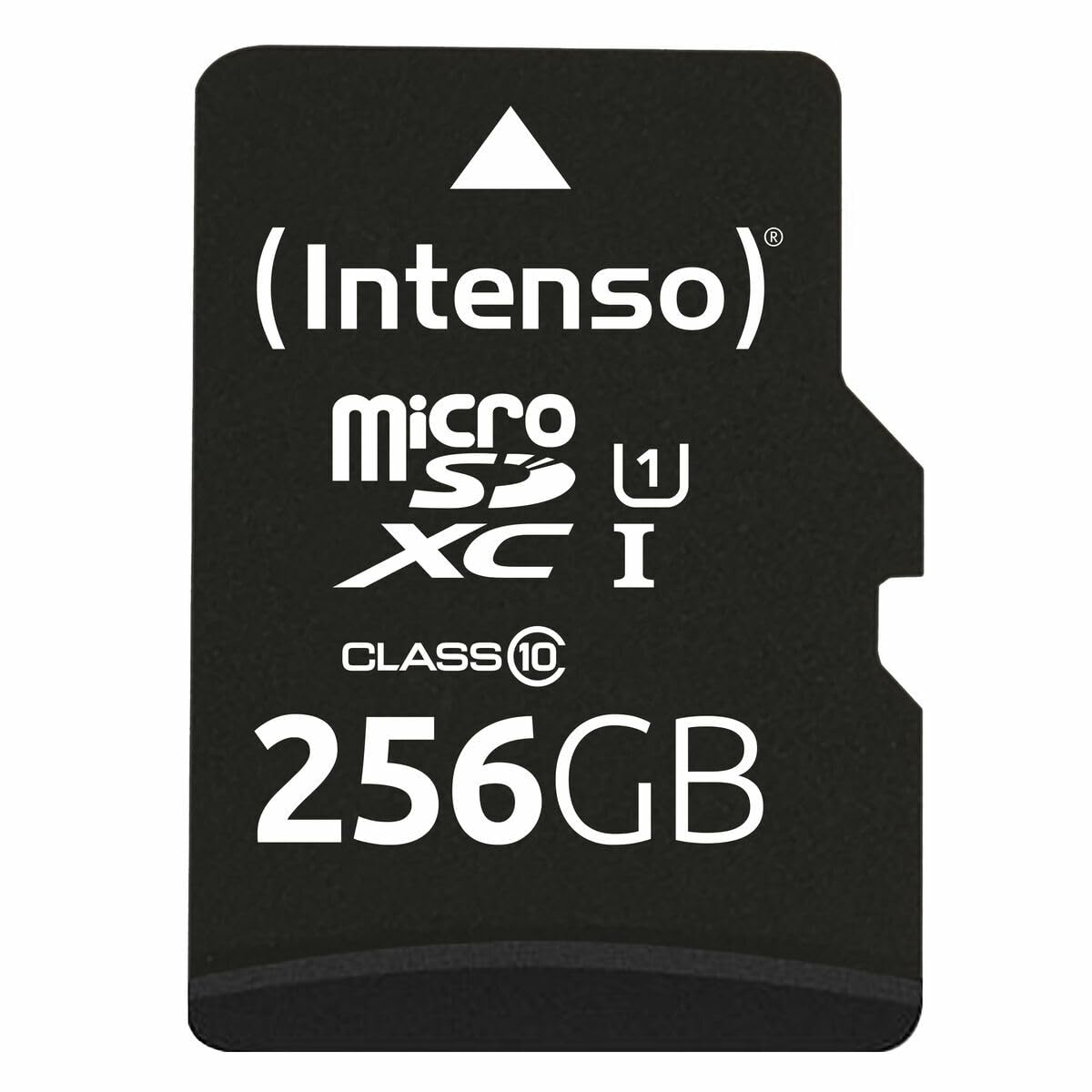 Micro Sd Memory Card With Adaptor Intenso 3423492 256 Gb Black 4034303028801