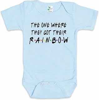 JGT Designs The One Where They Got Their Rainbow Baby Onesie®, Friends Inspired Baby Bodysuit, Rainbow Baby Outfit