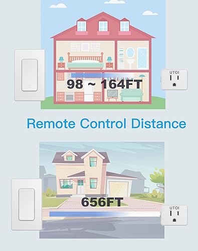 Miniatura 5 de Enchufe de toma de control remoto para luces de árbol de Navidad, interruptor de toma de corriente inalámbrico de 15 A para lámparas, decoraciones
