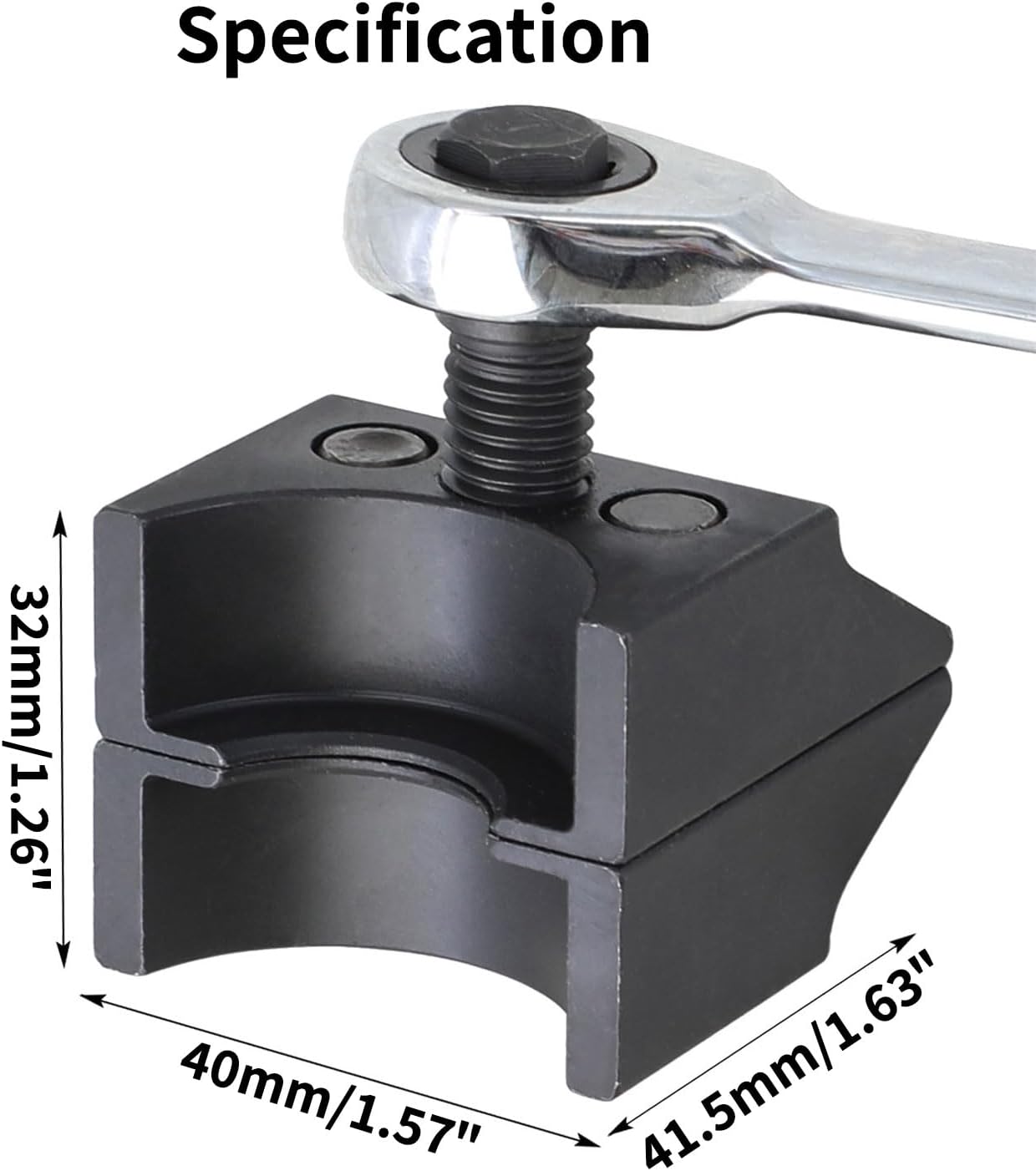 DPTOOL Universal Suspension Strut Split Hub Steering Knuckle Spreader Tool Suspension Strut Spreader Tool Compatible with Volkswagen Audi BMW Ford Peugeot Citroën