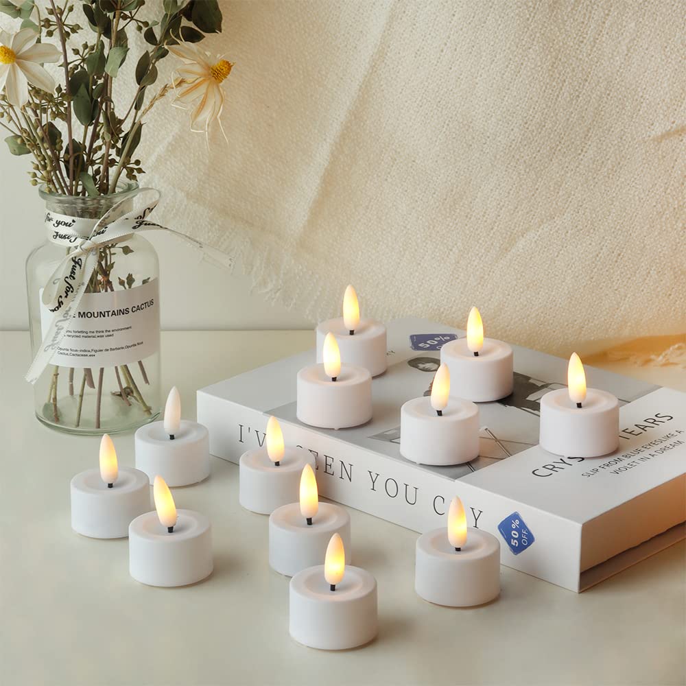 Amazon.co.jp : TRIROCKS 12個セット LEDキャンドル 電池式 ミニ
