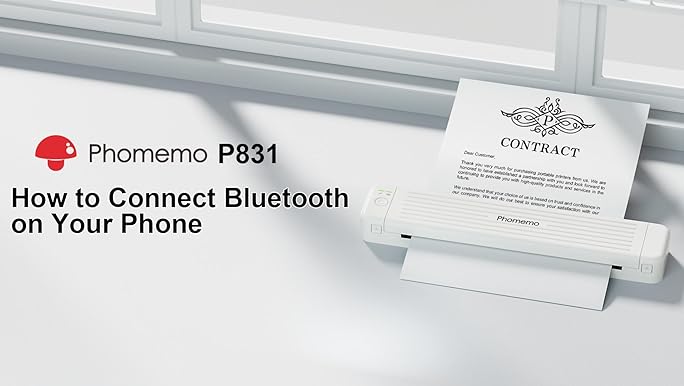 Amazon.com: Phomemo P831 Portable Printer - [Upgrade] 300