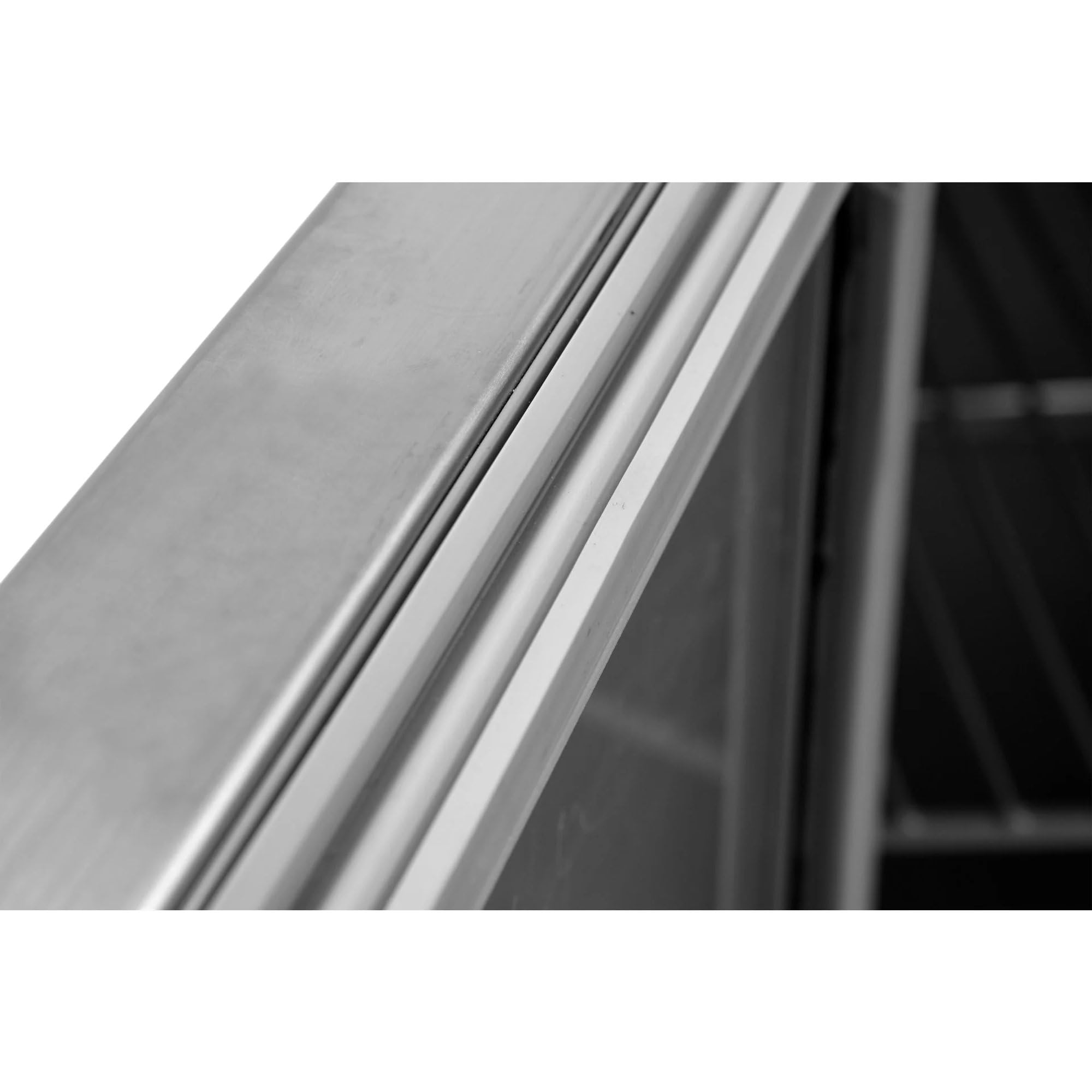 Congelatore in acciaio inox a 2 ante per GN 2/1, 1300 l, con controllo elettronico, da -2 °C a +8 °C, a risparmio energetico