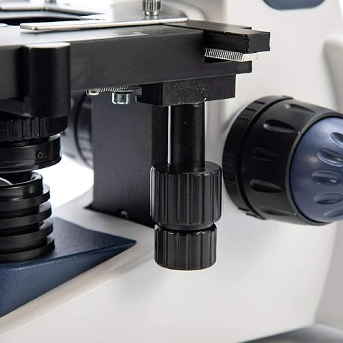 Miniatura 9 de Swift Microscopio trinocular compuesto SW380T, aumento 40X-2500X, cabeza de Siedentopf, etapa mecánica de dos capas, con cámara Swiftcam de 5