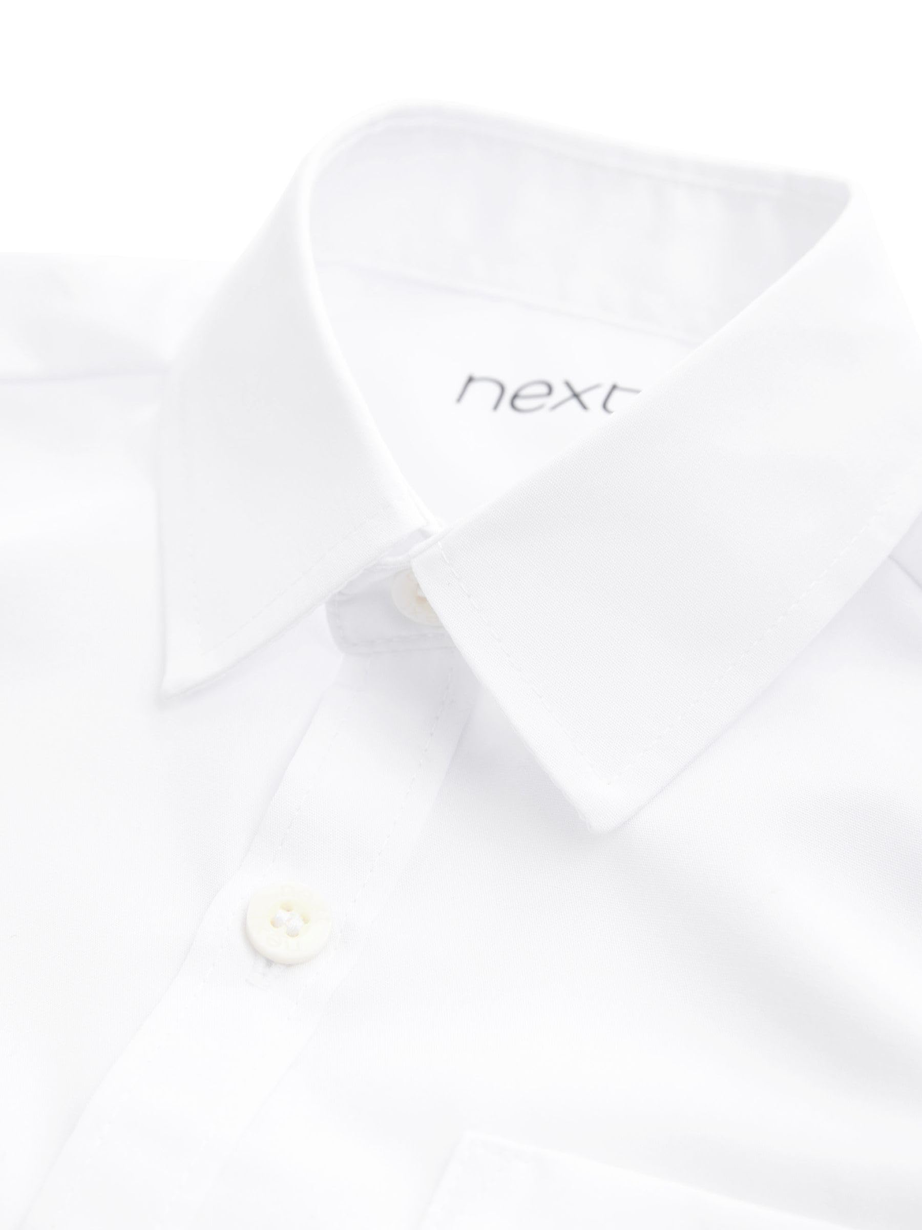 NEXT Niños Pack de 5 Camisas Escolares de Manga Larga de Corte Slim
