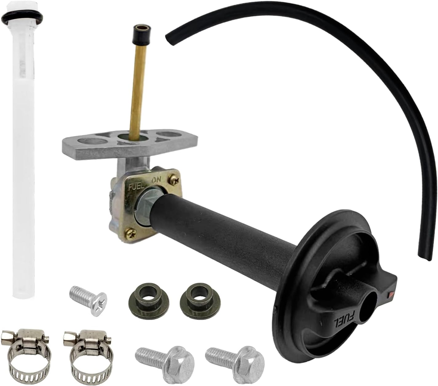 Fuel Valve Petcock with Lever Screw, Compatible with Honda