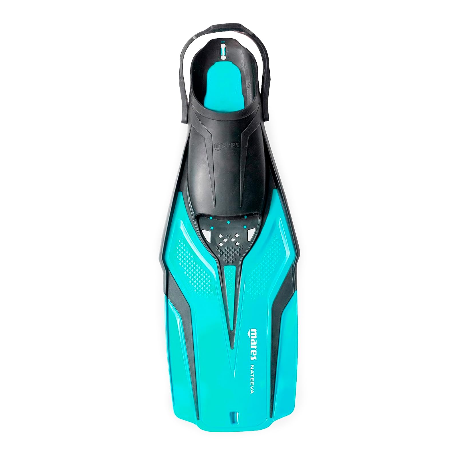 Mares Nateeva Junior – Palmes Snorkeling à Chausson Ouvert pour Enfants, Sangle réglable, Transport Facile, légères et Confortables