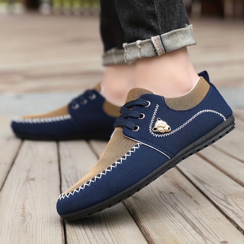Men's Derby Shoes Sneakers, Casual Walking Shoes Lace-up Front Shoes for Men3