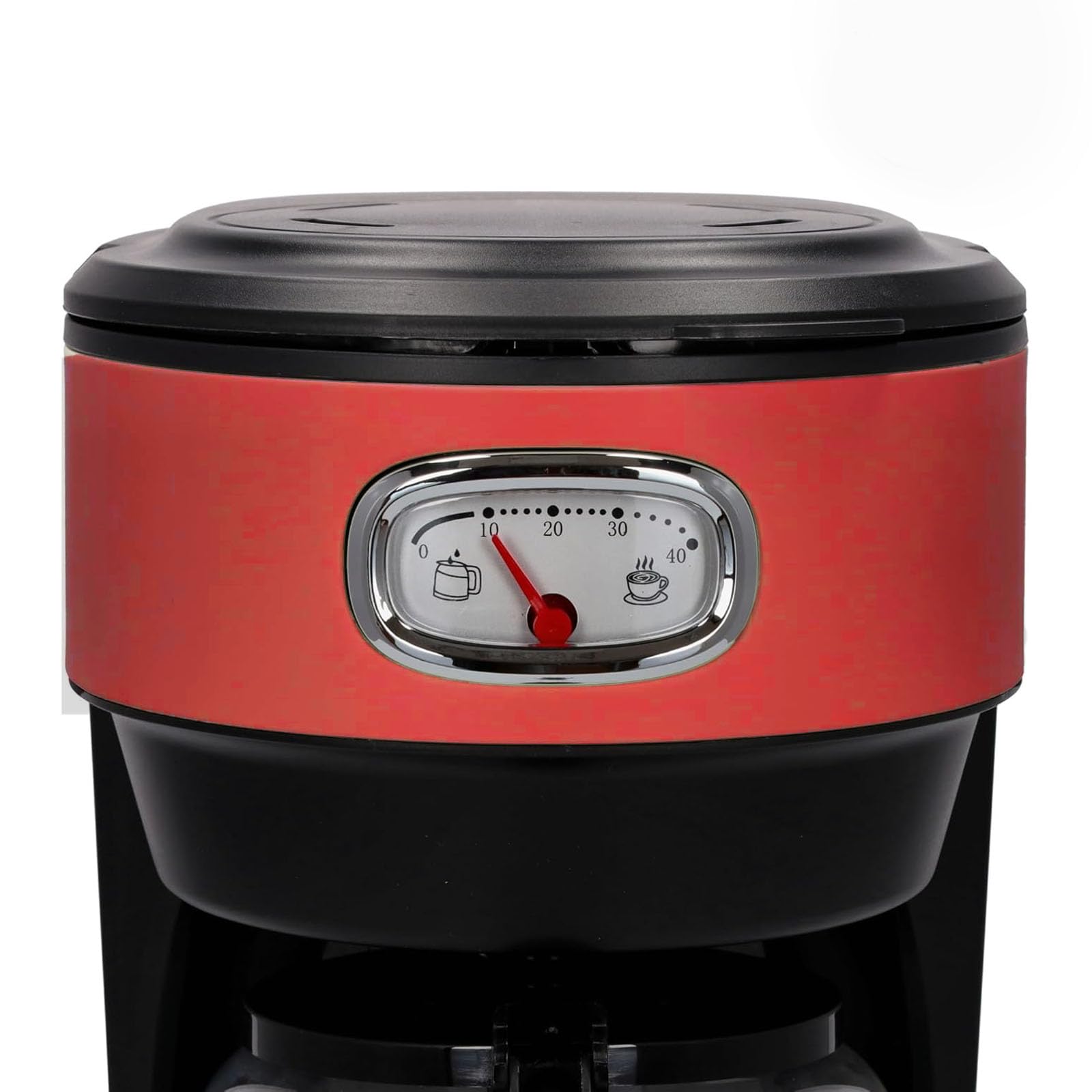 Westinghouse Cafetera Retro - Café de Filtro - Filtro reutilizable - 1,25 l - 10 tazas - 1000 W - Rojo