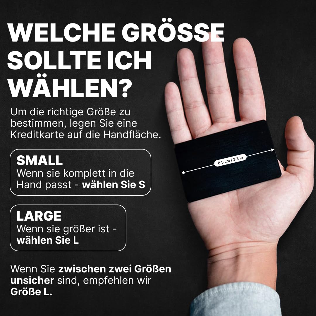 DELTAHUB Carpio 2.0 - ergonomische Handgelenkauflage für Rechtshänder, Handgelenkstütze bei Benutzung der PC-Maus, Reduziert Überstreckung Ermüdung & Handgelenkschmerz leichtes Gleiten - Large/Schwarz
