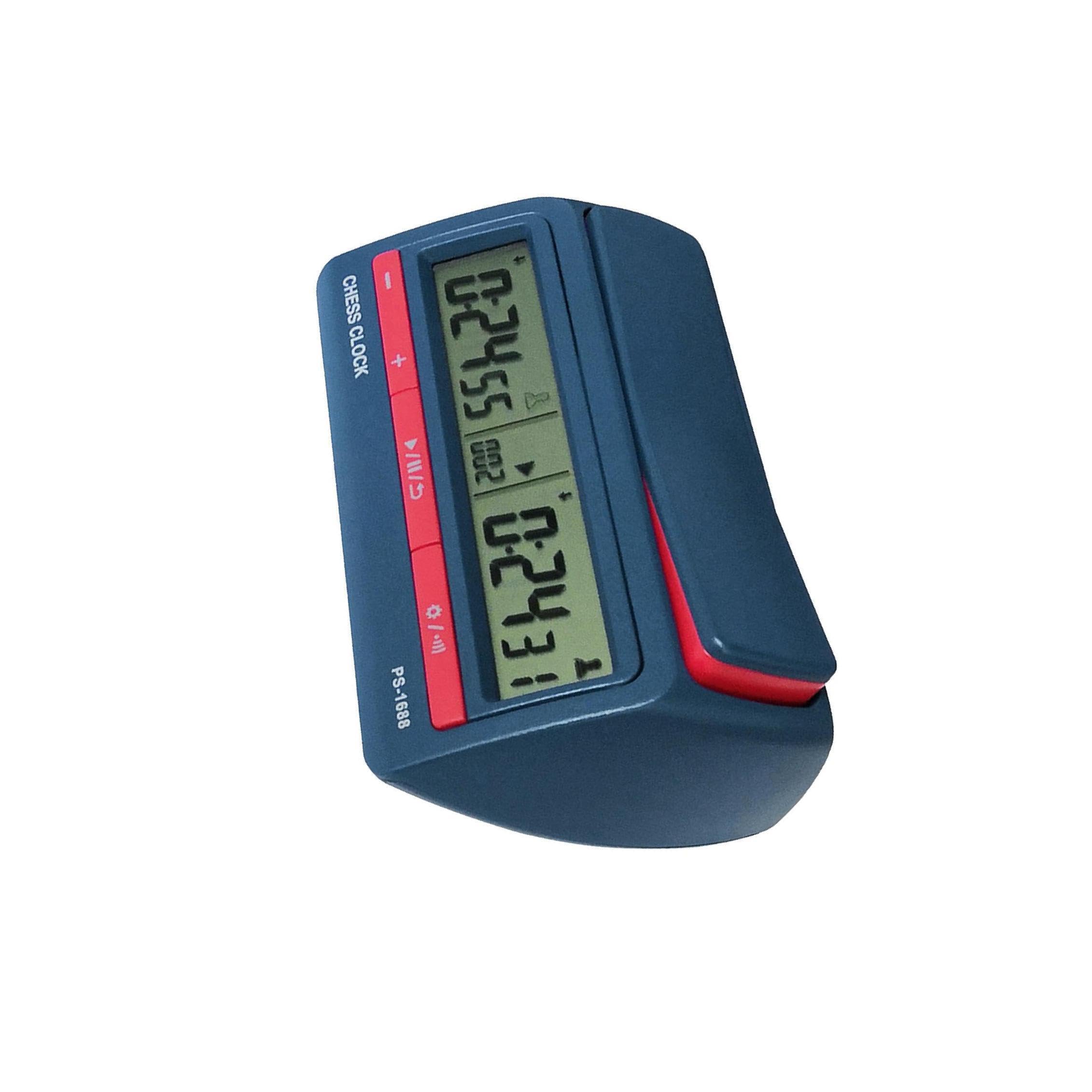 Orologio da scacchi digitale, timer di gioco, conteggio alla rovescia, funzionalità tornei ufficiali, tutti i livelli di gioco possono divertirsi,