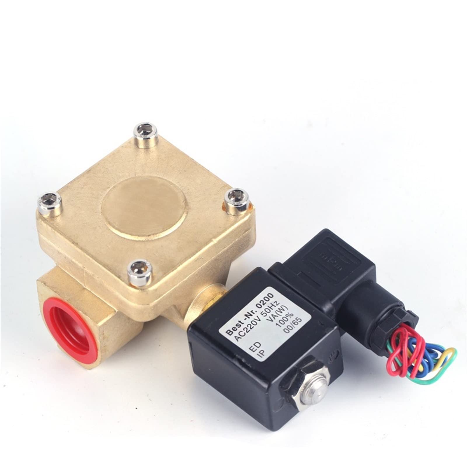 1/4" 3/8" 1/2" 3/4" 1 "1-1/4" 1-1/2" 2" Wysokie ciśnienie 1,6 Mpa 0927 Mosiądz Zawór elektromagnetyczny normalnie zamknięty (24vac-normalnie zamknięty, 927500)