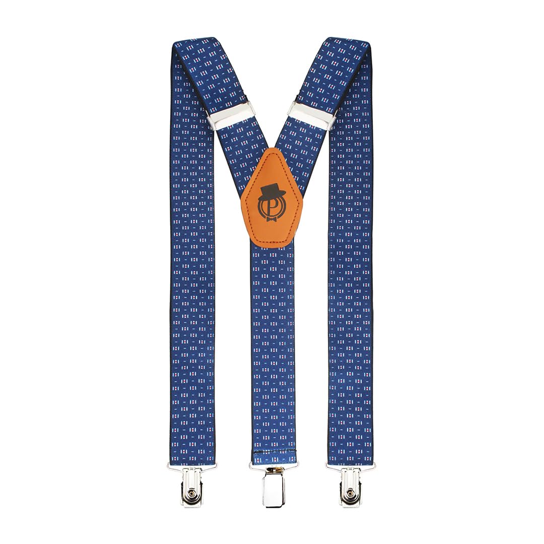 peluche Geometry Pattern Suspender For Men-picture-16