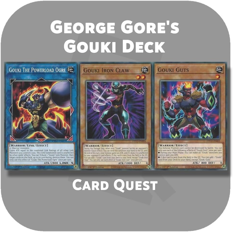 Complete Custom Deck for Yu-Gi-Oh! VRAINS - George Gore's Gouki Link Deck