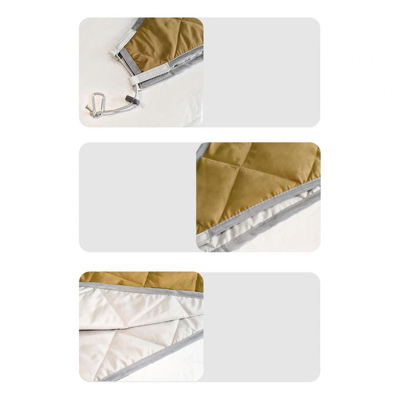 Winter Hängematte Outdoor Windschutz Baumwolle Isolationshammock Camping Zubehör für Einzelperson für Geschenk Freizeit Garten, Blau