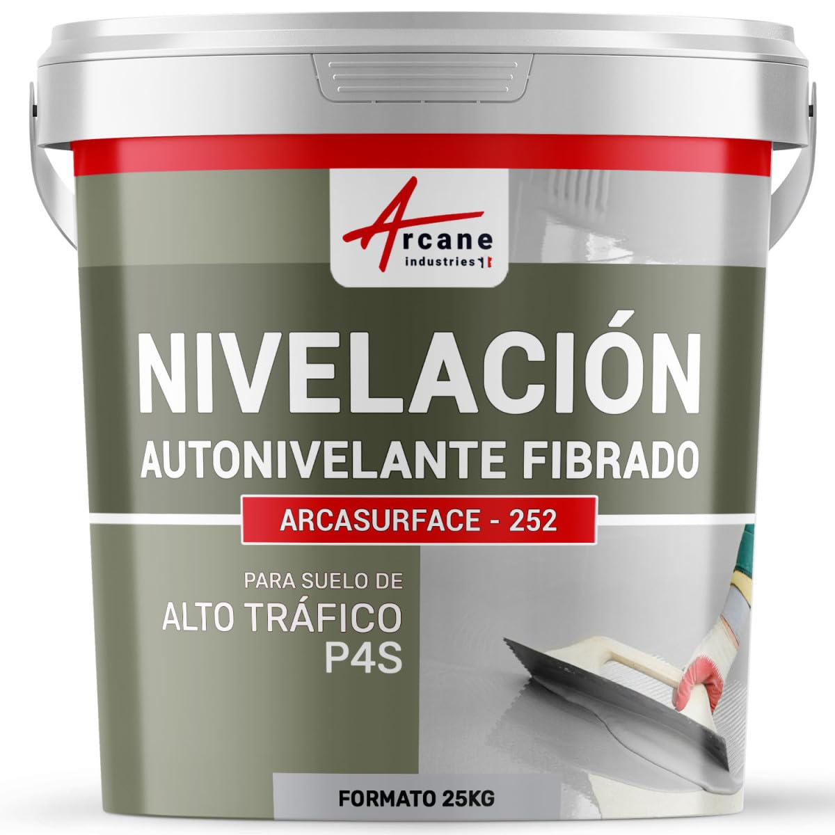 Nivelador autonivelante fibrado para suelo autonivelante - ARCASURFACE - 252 - Gris - ARCANE INDUSTRIES